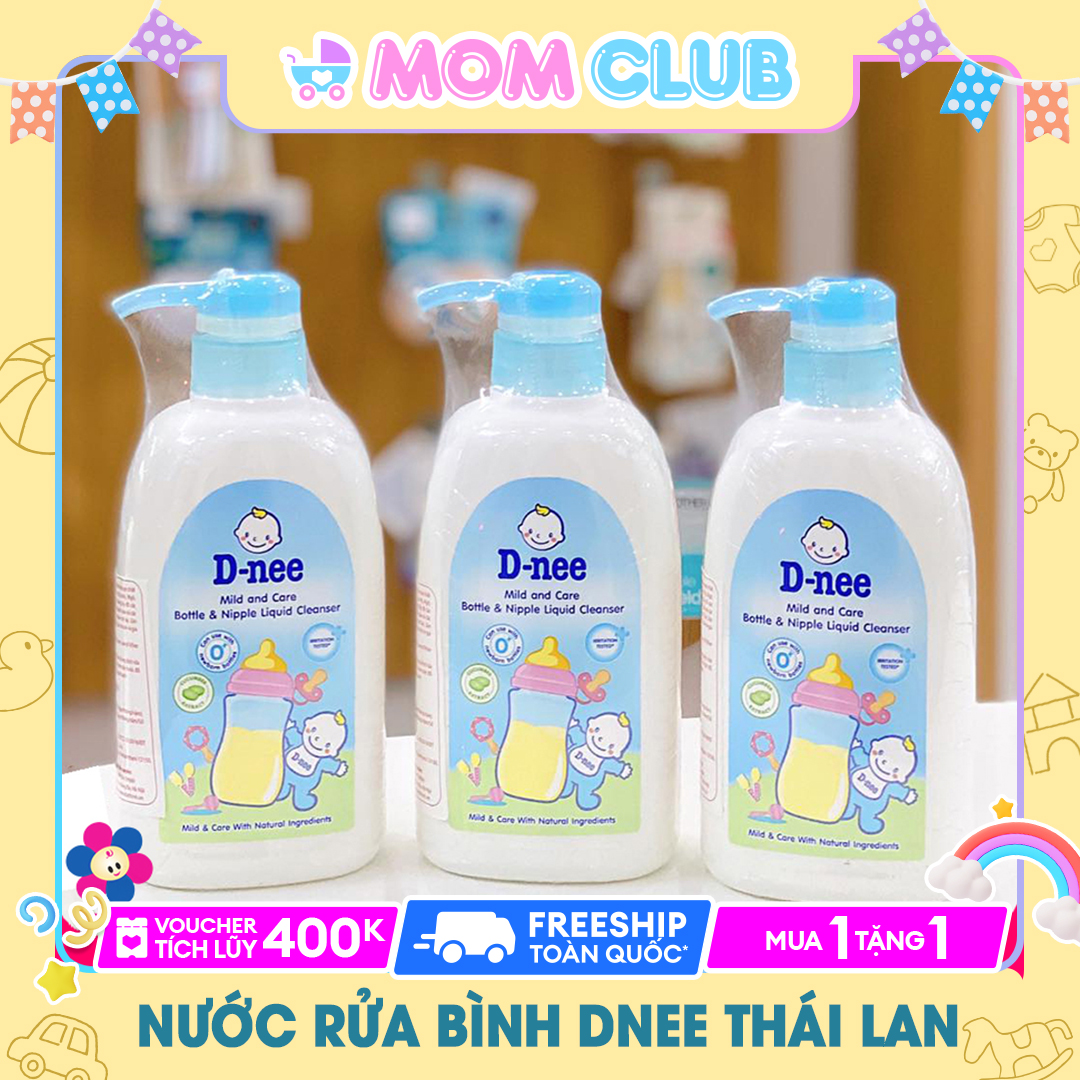 Nước Rửa Bình Sữa Cho Bé Dnee (Chai 500ml) Thái Lan - Hàng Chính Hãng Tem Đại Thịnh, Nuoc Rua Binh Sua Cho Be Dnee, Dụng Cụ Rửa Bình Sữa, Nước Súc Bình Sữa Nước Rửa Bình - 8851989060248