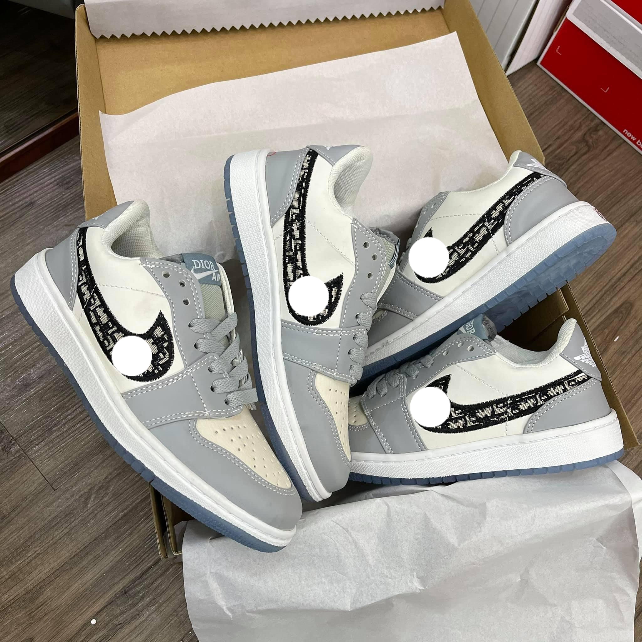 Giày thể thao sneaker JD Di.or cao cấp nam  nữ hàng nhập trung