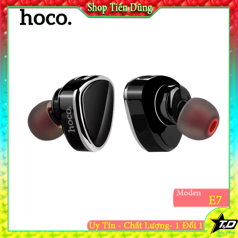 Tai nghe Bluetooth Hoco e7 kết nối bluetooth 4.1 nhét tai âm thanh chất lượng có micro đàm thoại
