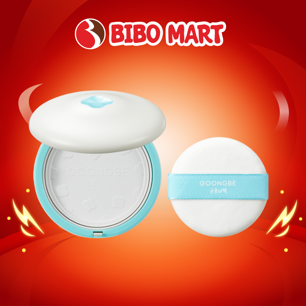 Phấn Rôm Dạng Nén Goongbe Không Chứa Talc Chiết Xuất Bột Ngô Cho Bé 25g - Bibo Mart