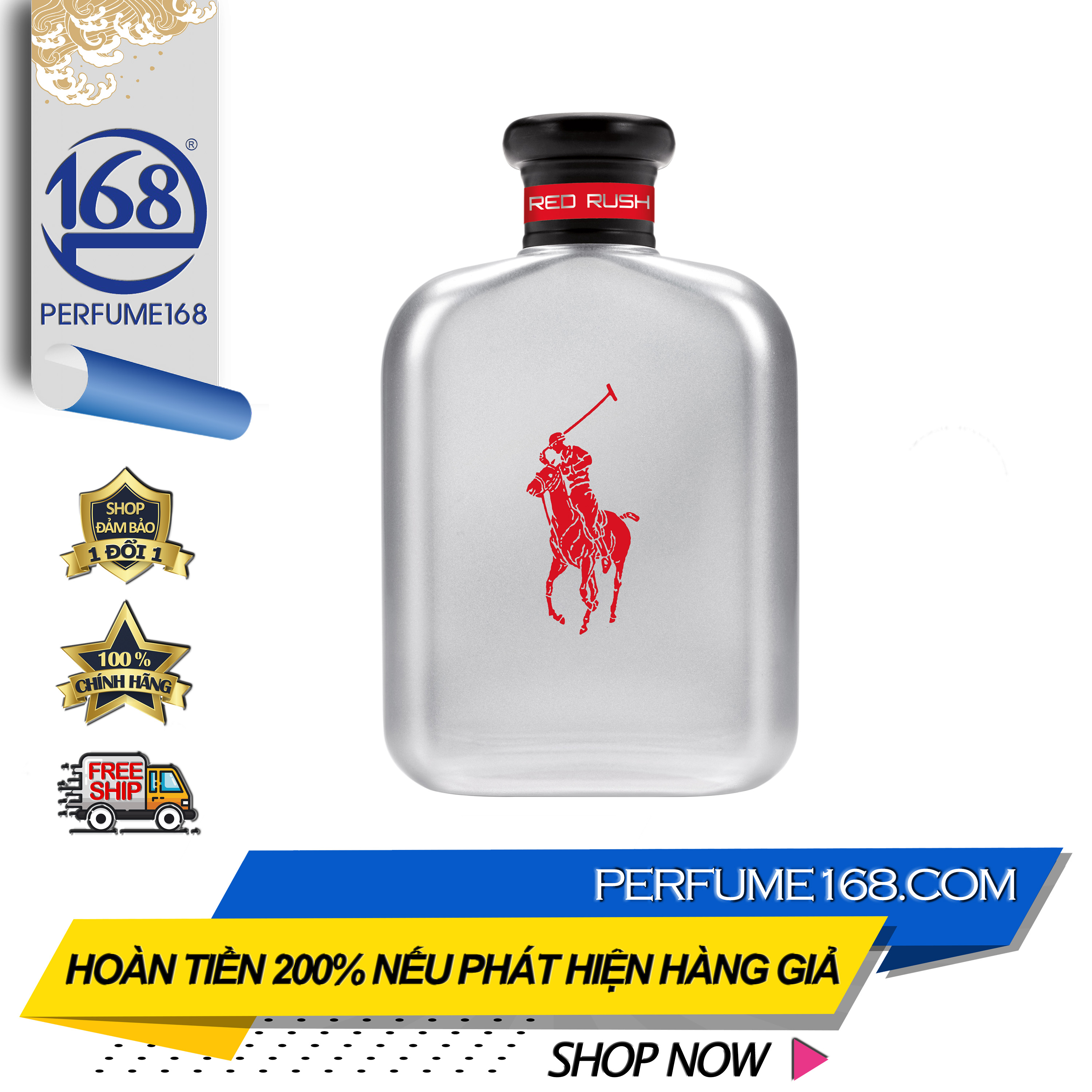 [HCM]Nước hoa nam Polo Red Rush Men giá tốt tại nước hoa chính hãng Perfume168