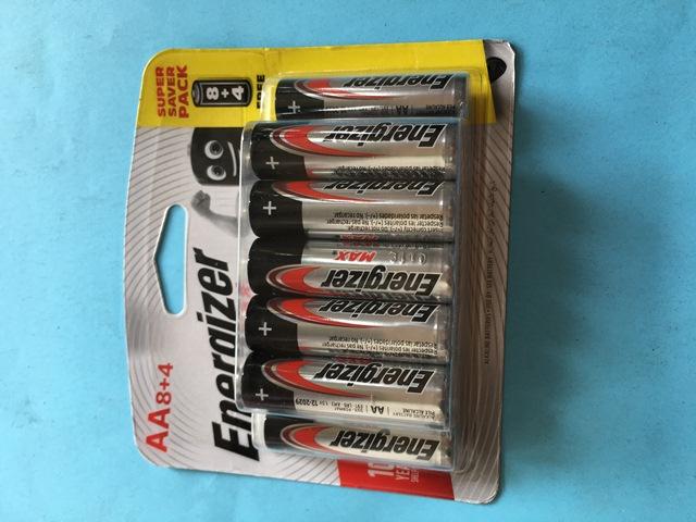 Pin aa energizer alkaline max - pin tiểu e91 vỉ 12 viên