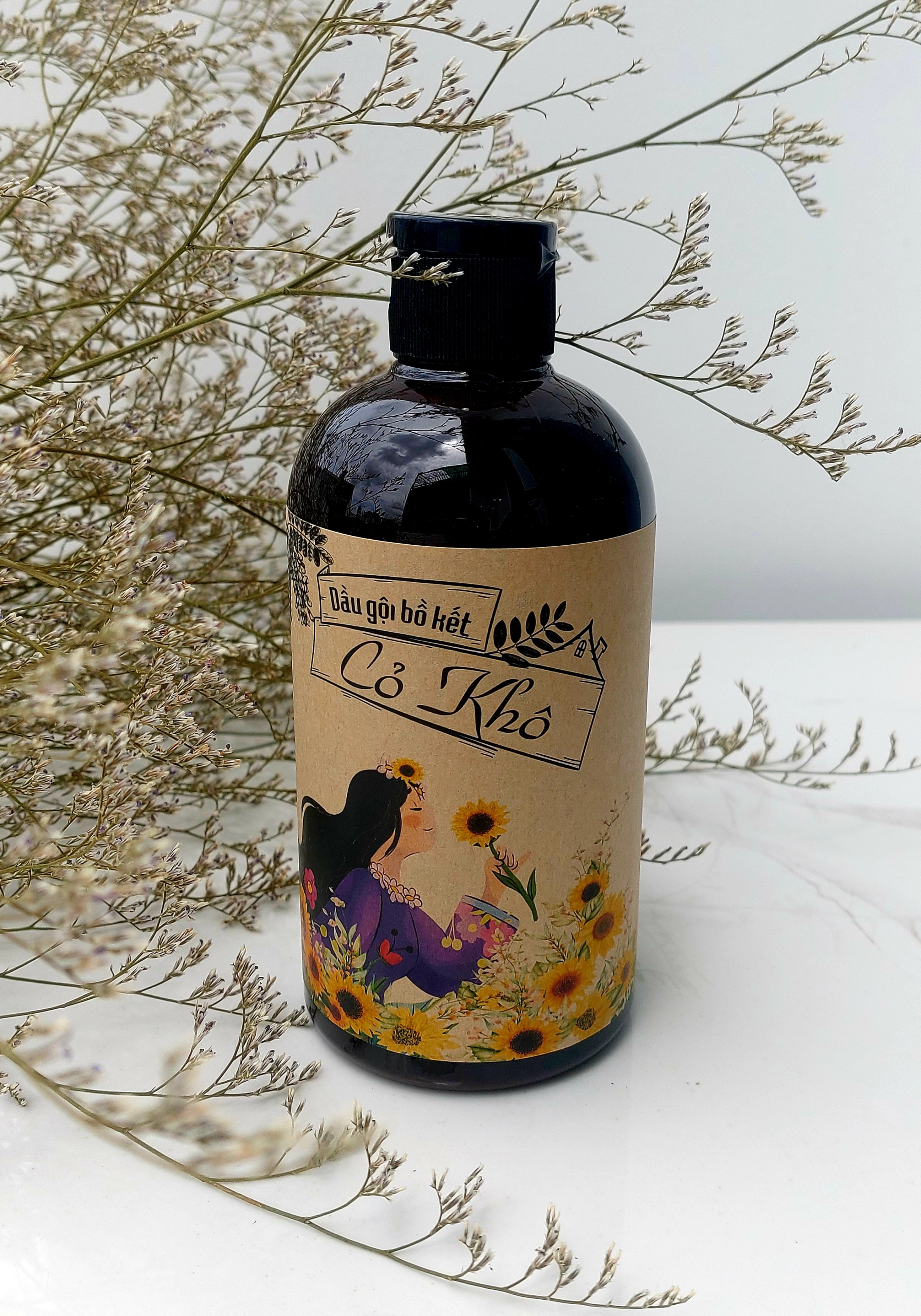 Dầu gội bồ kết cỏ khô 300ml