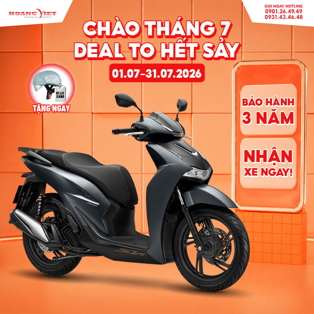 Honda Sh160I 2026 Motorcycle - Special Edition Giá 99,999,999 Đồng*Miễn phí vận chuyển