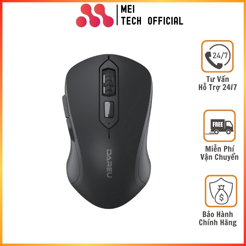 [Freeship] Chuột Không Dây Cho Laptop giá rẻ DareU LM115G -MEI Tech Official- 114030200129 MEI15 Thiết Kế Nhỏ Gọn, Giảm Ồn, Dễ Cầm Dễ Di Chuyển, Độ Nhạy Cao, Chuột Chuyên Văn Phòng, Chơi Game, Dùng Cho Máy Tính/ PC/ Laptop