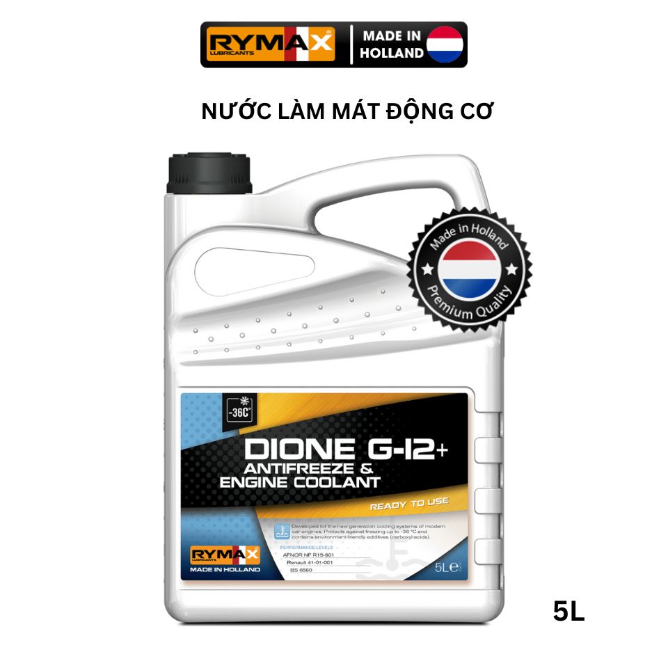 Nước làm mát Rymax Dione G-12+ Ready to Use - sử dụng trực tiếp