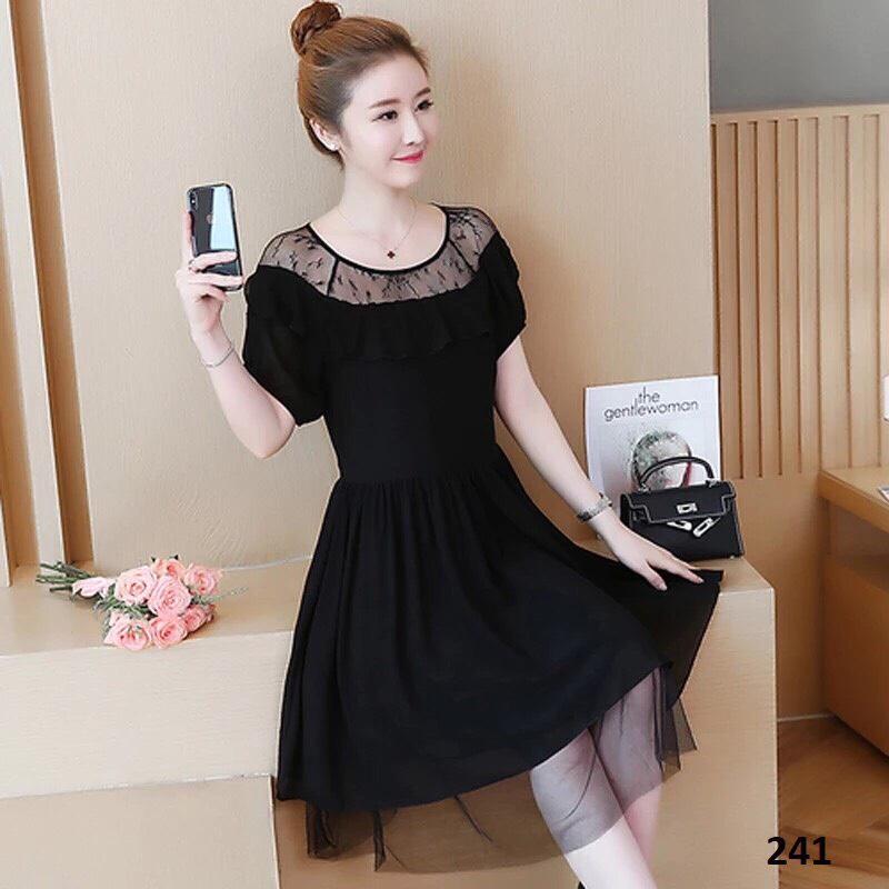 [HCM]Đầm xoè phối lưới sang chảnh CHO CÁC NÀNG YÊU THÍCH NỮ TÍNH ĐỒ CAO CẤP MỚI NHẤT 2019