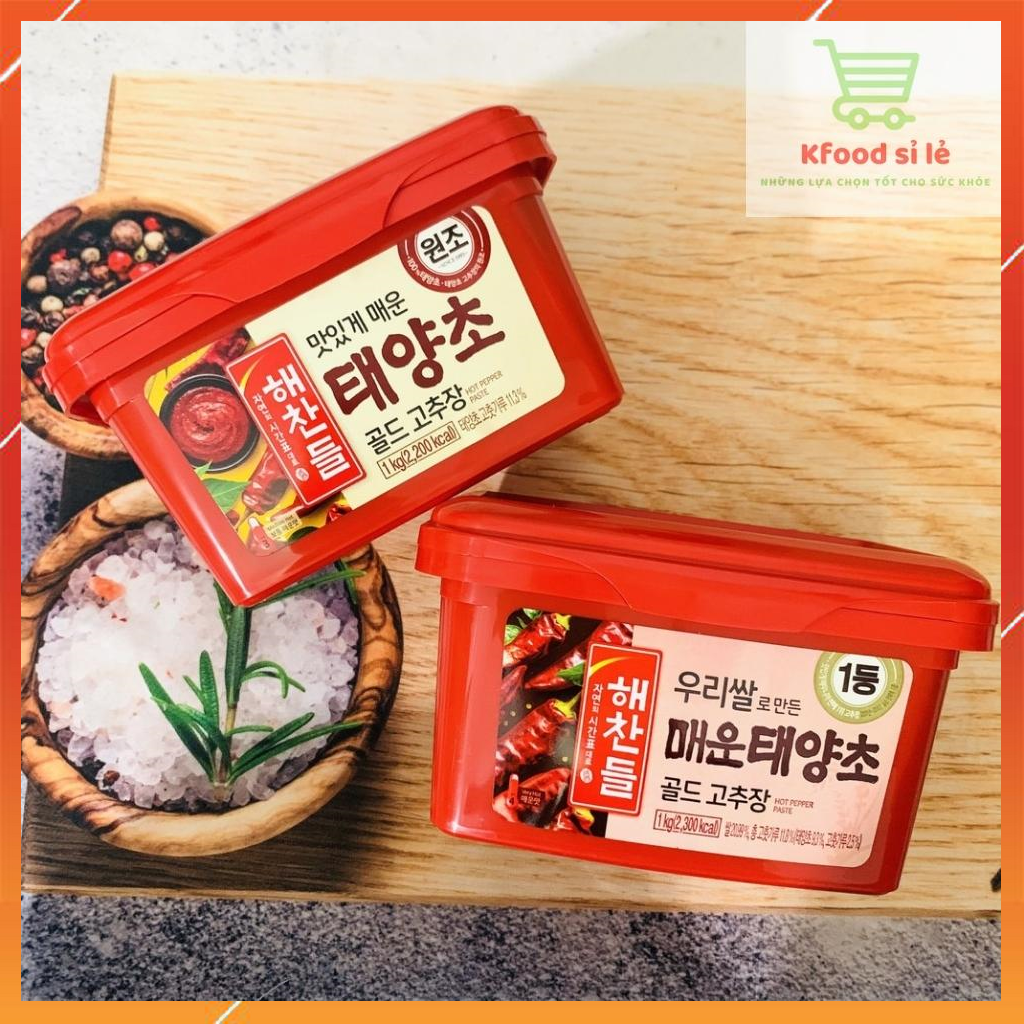 Tương ớt hàn quốc gochujang cj hộp 1kg , 500g