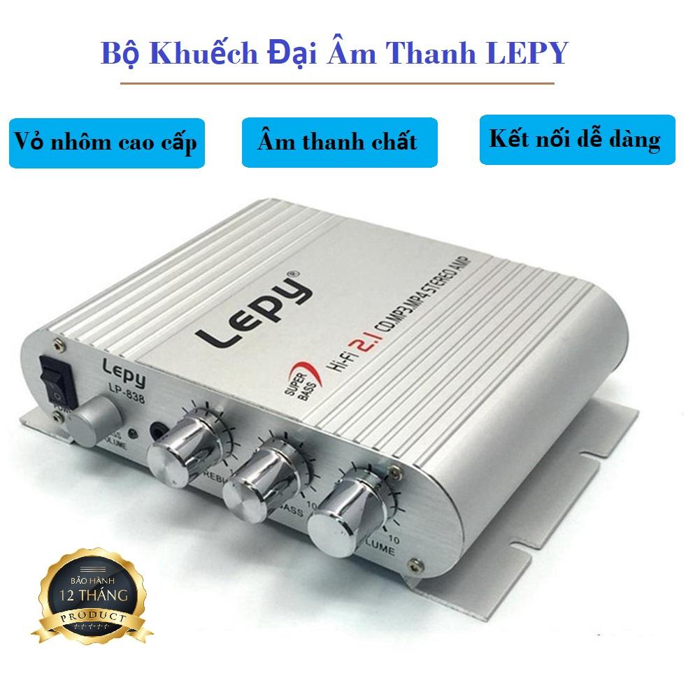 (Loại xịn), Âm Ly, Âm Thanh, Amply Mini, Karaoke, Bộ Khuếch Đại Âm Thanh Hifi, Bộ Khuếch Đại Âm Thanh LEPY Công Suất Mạnh, Âm Thanh Đỉnh, Vỏ Nhôm Bền Chắc, Kết Nối Dễ Dàng Với Nhiều Thiết Bị. Bảo Hành Uy Tín tại CITY MART