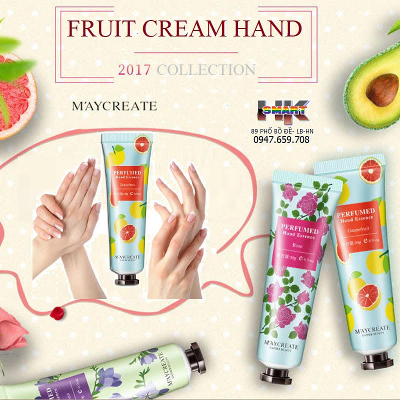 Kem dưỡng da tay Maycreate mềm mịn nội địa Trung chính hãng 30g