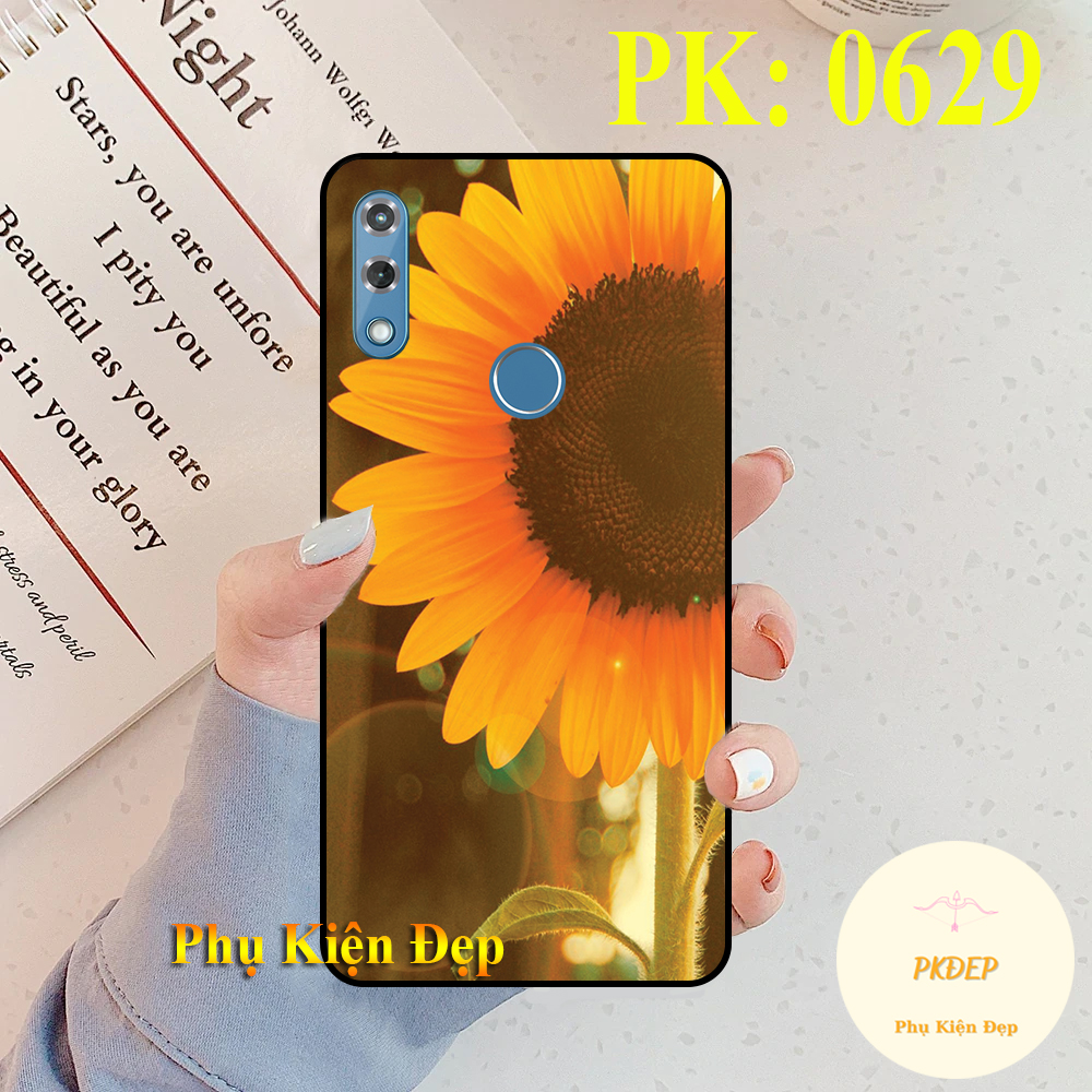 [HCM]Ốp lưng Vsmart Star 4 dẻo đen in hình hoa hướng dương