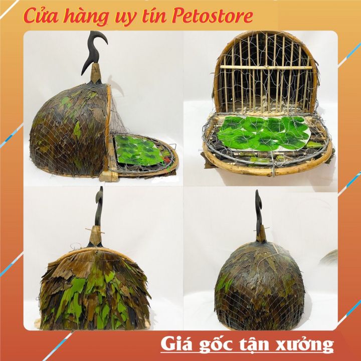 Lồng bẫy Petostore lồng bẫy chim cu gáy cao cấp tặng kèm phụ kiện LC75