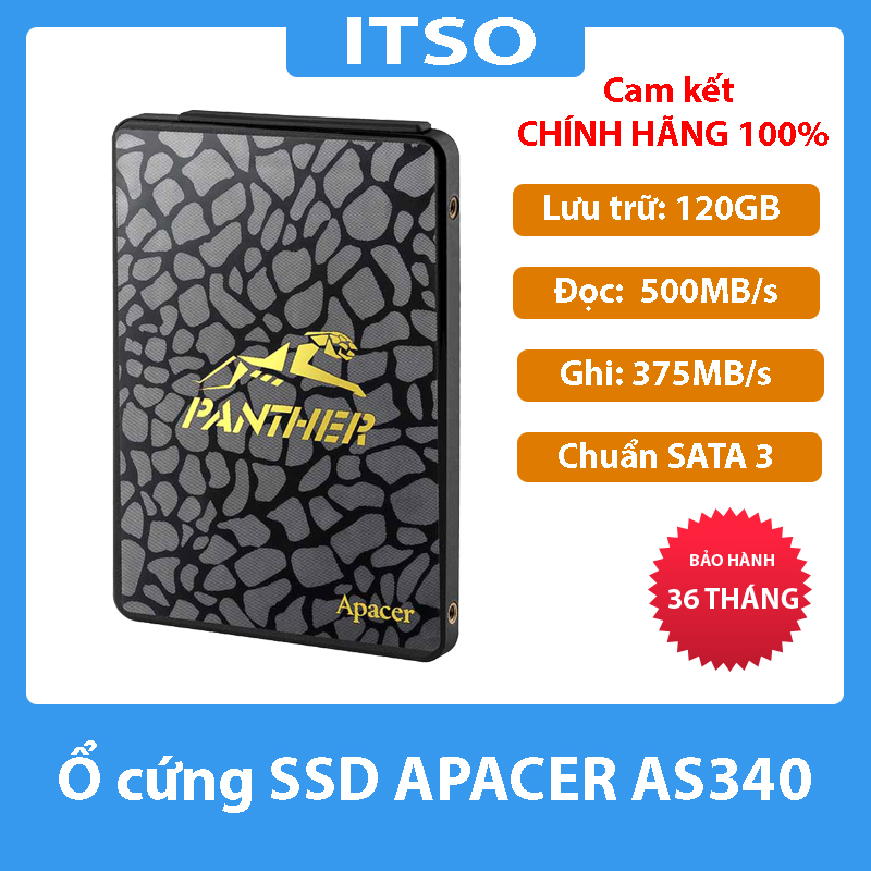 Ổ cứng ssd apacer 120gb 240gb as340 chính hãng bh 36 tháng