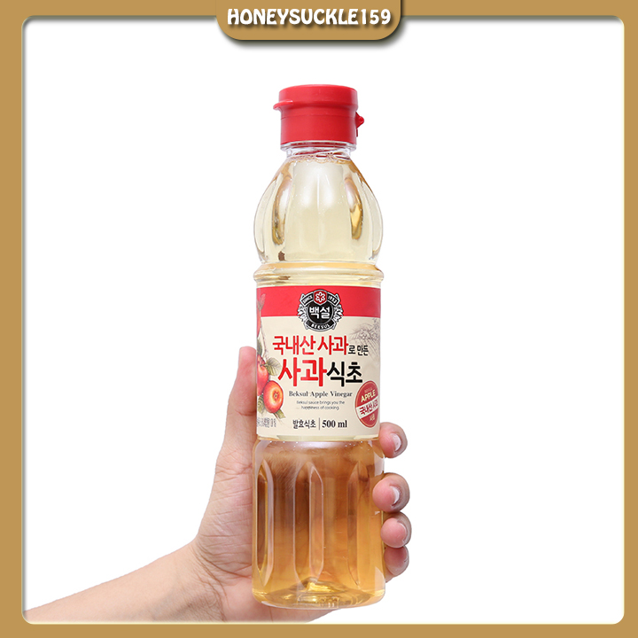 Giấm Táo Beksul Hàn Quốc Chai 500ml