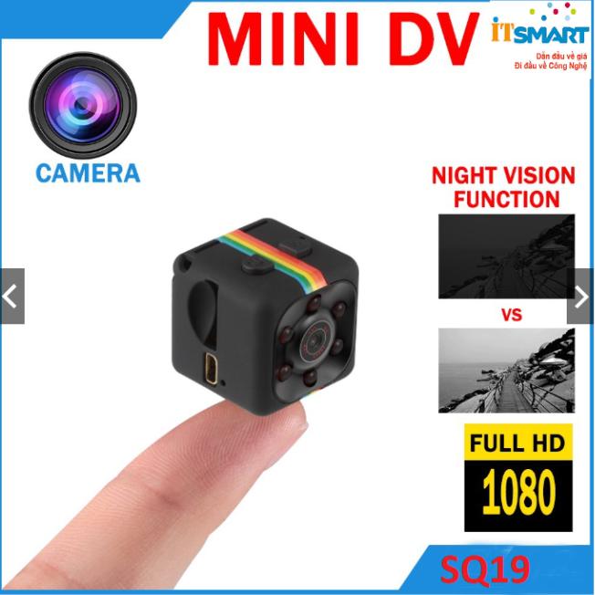 Camera mini wifi SQ19 HD1080p chống nước, hồng ngoại sử dụng ban đêm