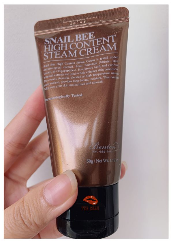 Kem dưỡng ẩm Benton Snail Bee High Content Steam Cream 50g