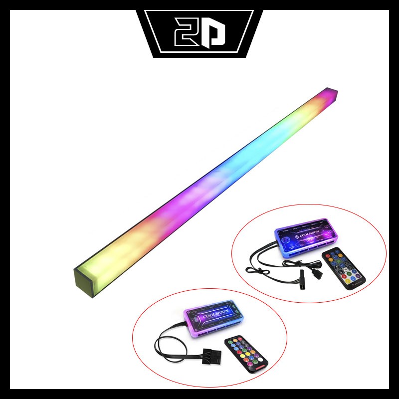 Thanh led nhôm 2 mặt A-RGB(5v) Coolmon Sync