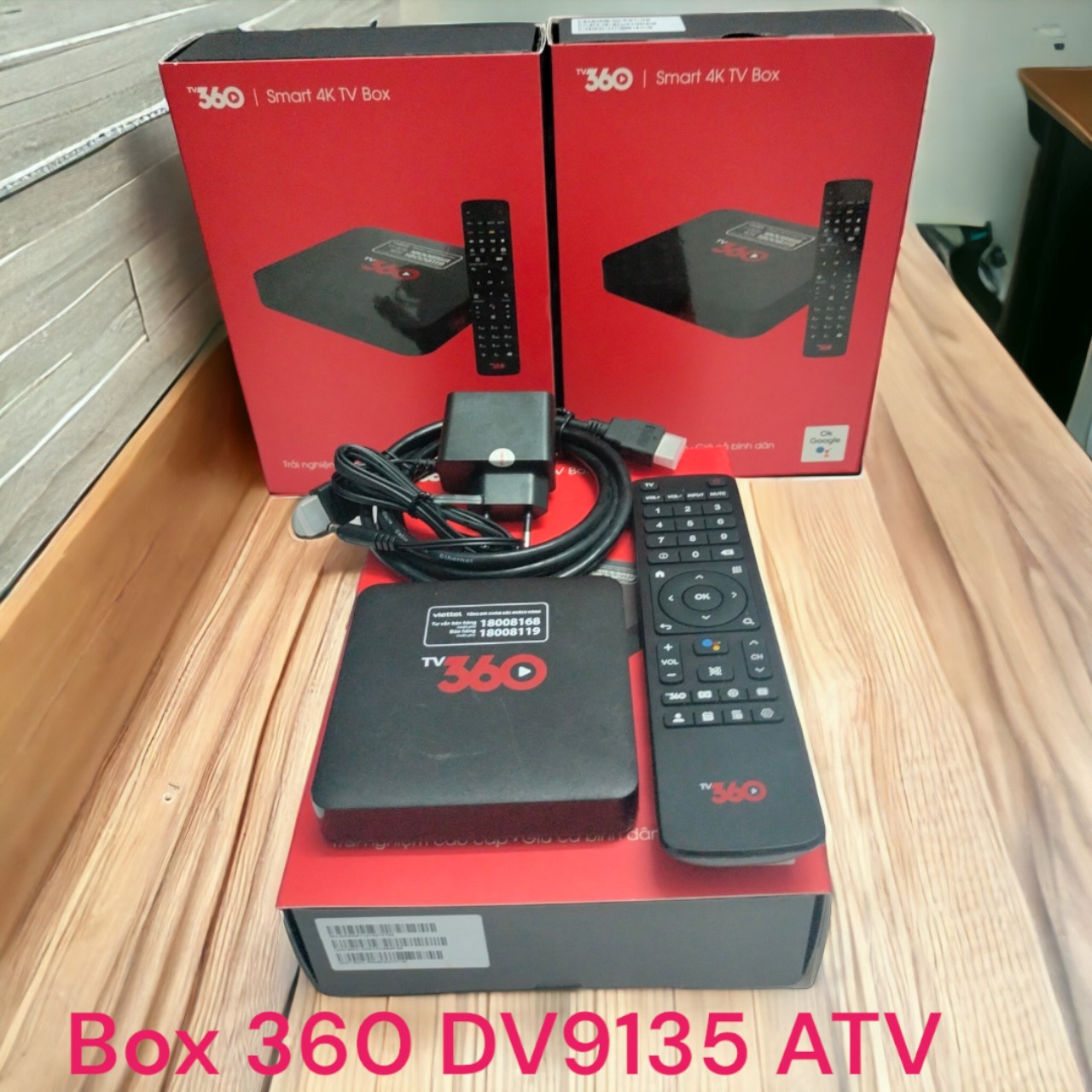 Tivi box viettel 360 dv9135 đã úp rom atv-xem tuyền hình -giải trí-kênh bóng đá-miễn phí trọn đời-điều khiển giọng nói