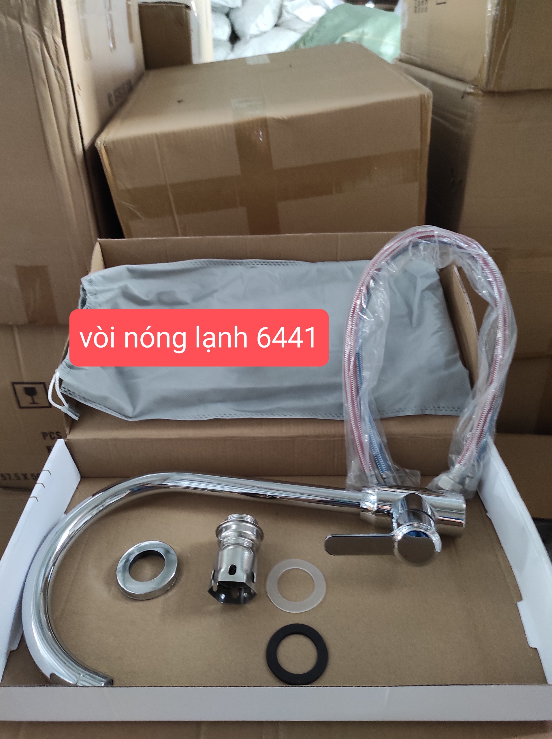 Vòi rửa chén, vòi rửa bát nóng lạnh, vòi inox cao cấp