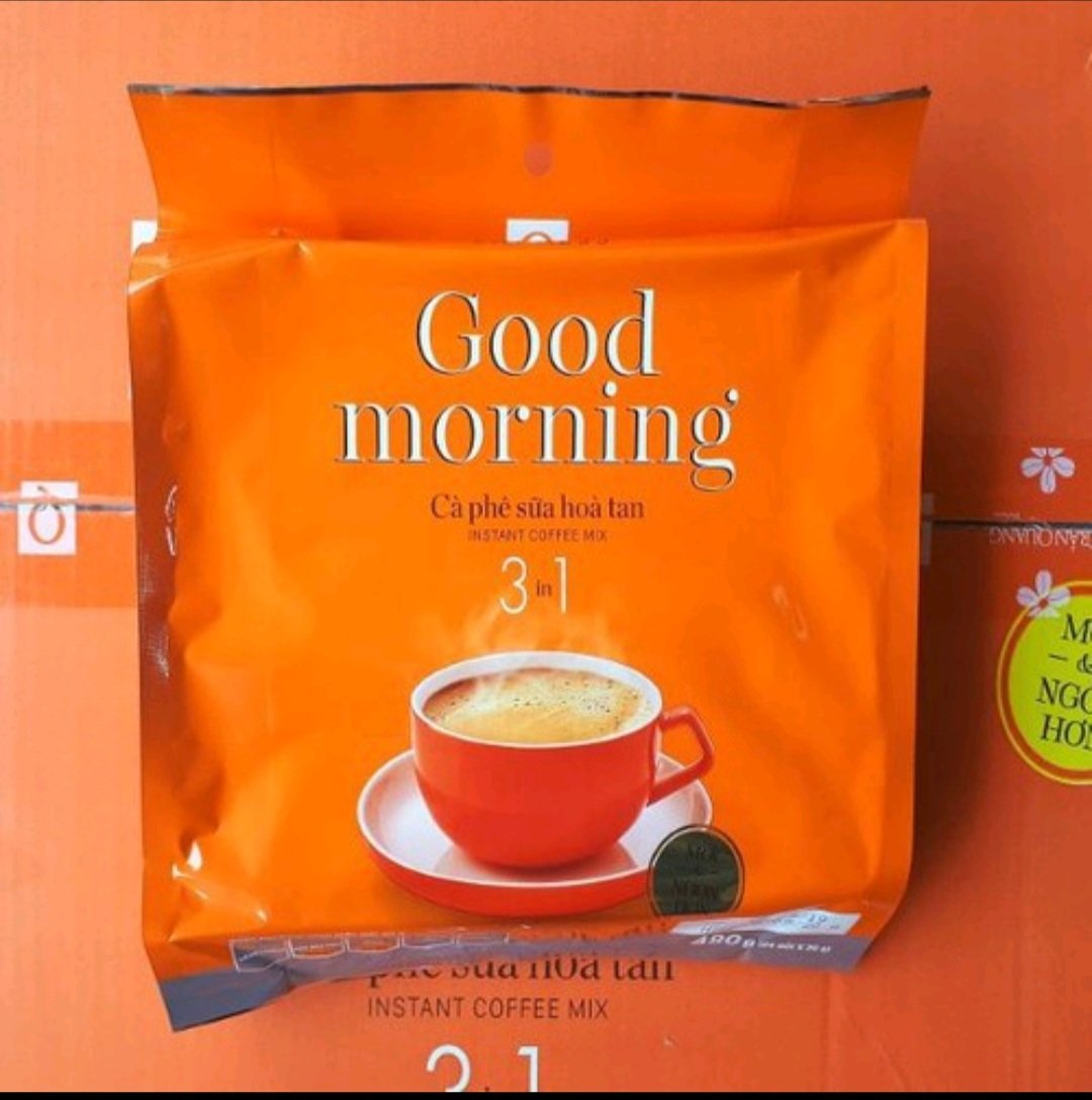 CÀ PHÊ TRẦN QUANG GOOD MORNING 24 GÓI x 20Gr