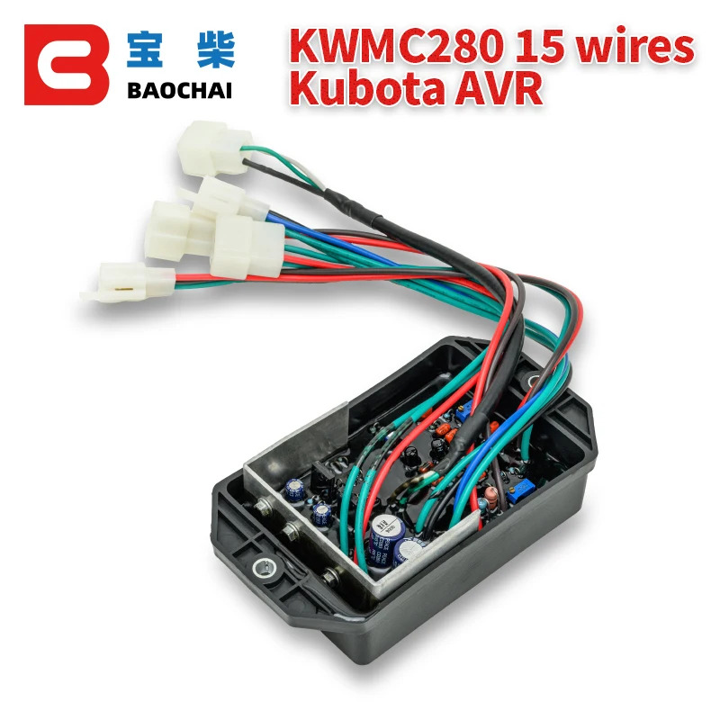 giai đoạn kwmc280 Kubota AVR Máy phát điện tự động điều chỉnh điện áp ổn định bảng điều khiển Máy phát điện phụ tùng