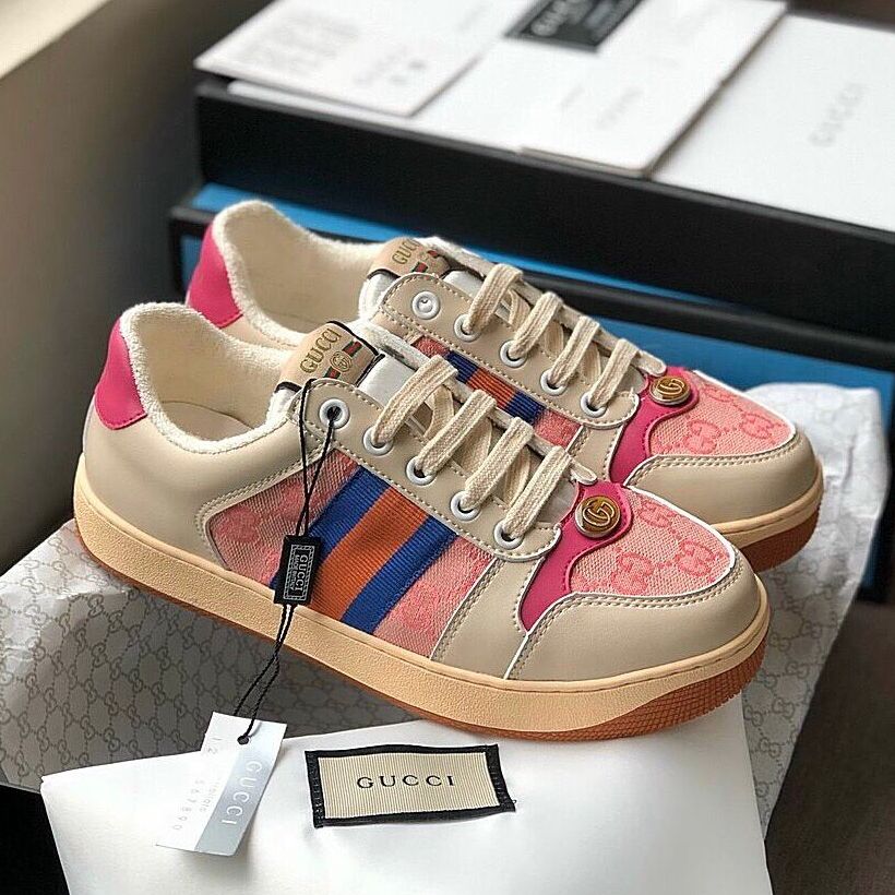 Giày nữ Sneaker Guccci Screener leather