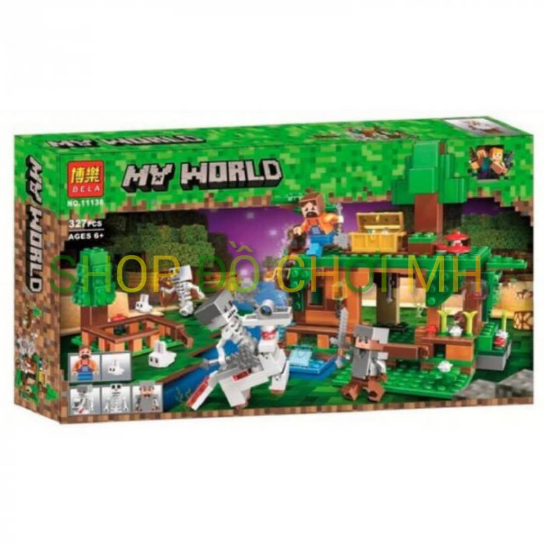 đồ chơi lego xếp hình lắp ráp bela my world 11138