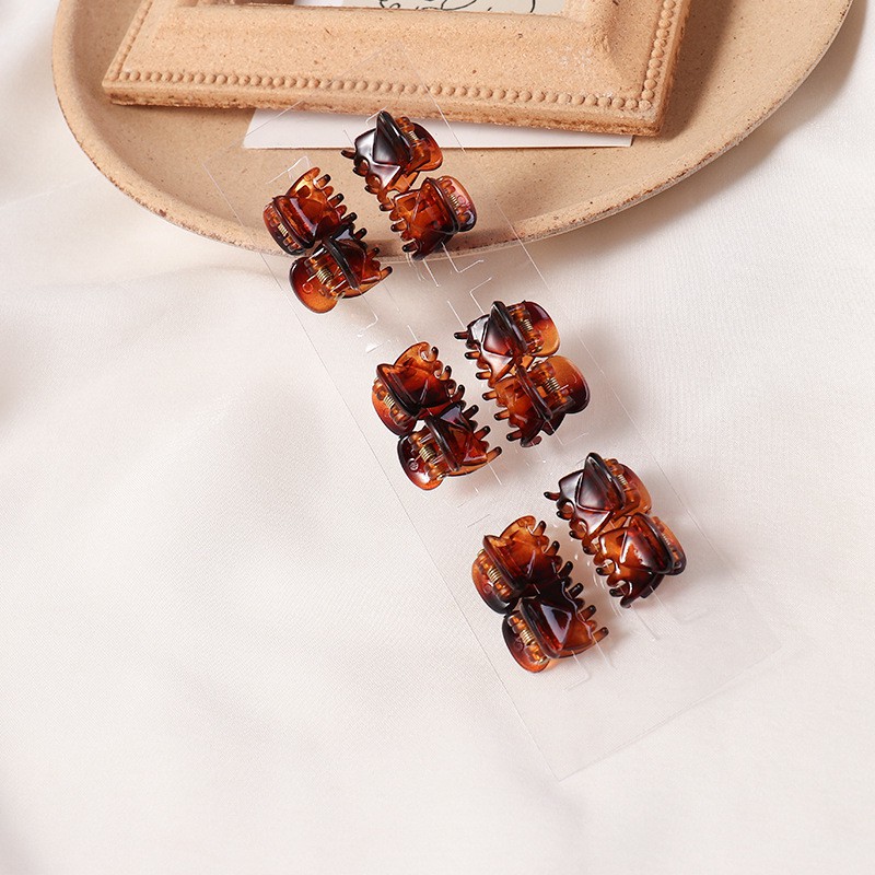 Set 6 cái gấp tóc mini màu cho mẹ cho bé