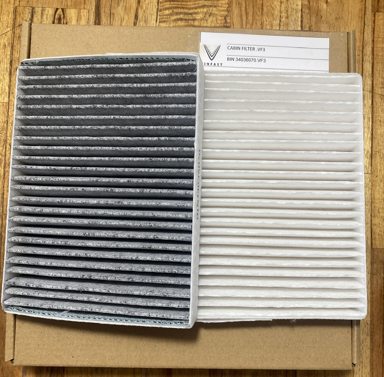 Vf3 Air Filter Vinfast Vf3 Electric Vehicle Air Conditioner Filter Deodorizer Pm 2.5 Fine Dust Filter Code;Bin 34036070 Giá 55,000 Đồng*Miễn phí vận chuyển