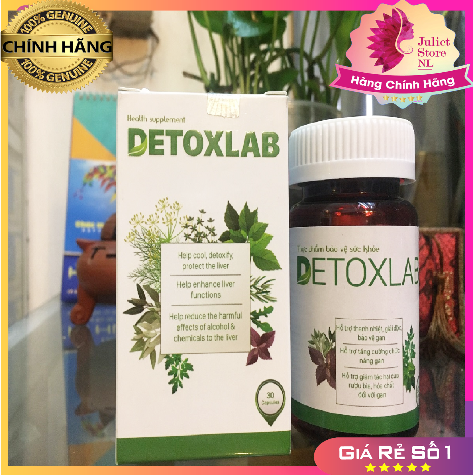 Detoxlab oral tablets detox purification detox body