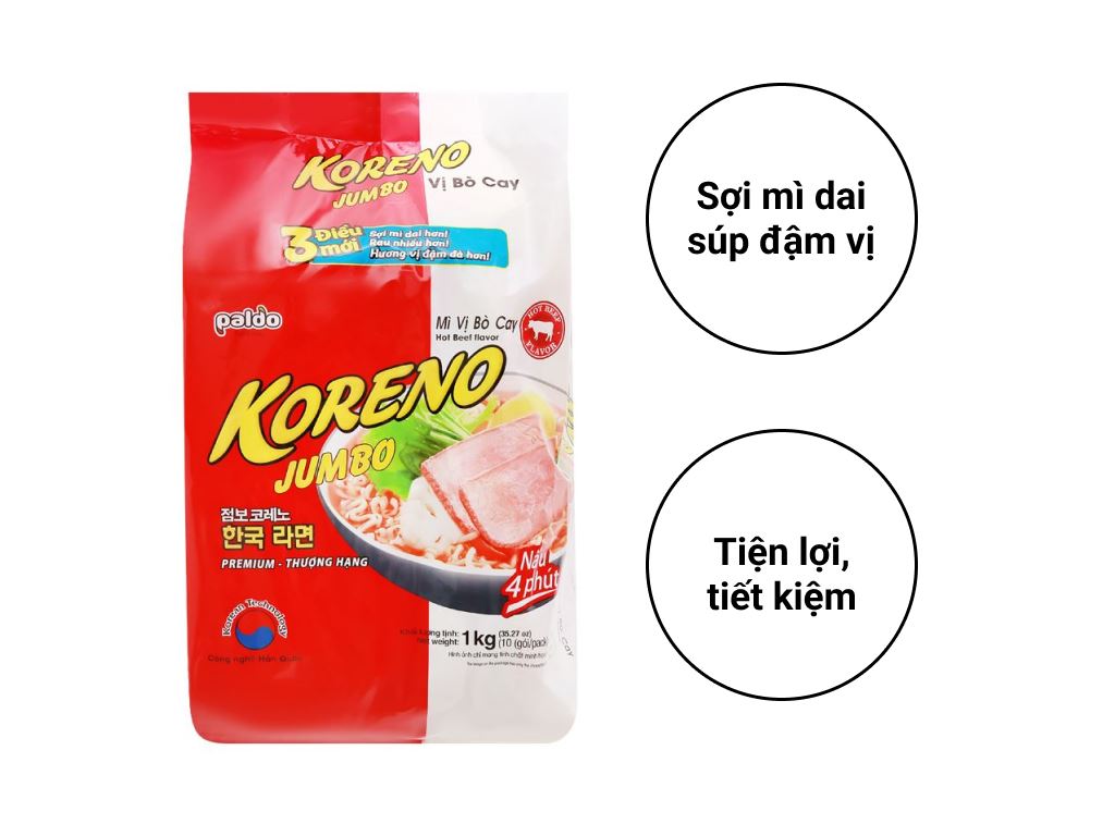 Mì cay Koreno Jumbo