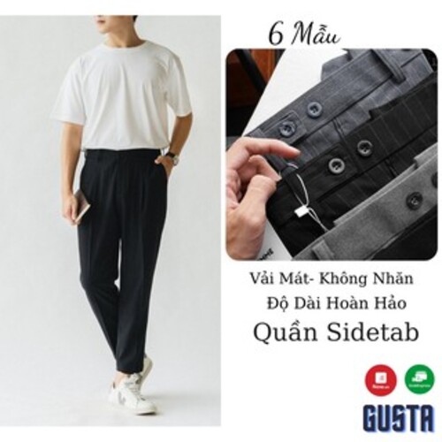 [FOLLOW SHOP GIẢM 20K] [SALE 12/12] [HN] Quần Baggy Nam Hàn Quốc Co Giãn Nhẹ, Quần Tây Nam Ống Rộng, Quan Tay Au Nam Phong Cách Công Sở - QA07 - GUSTA