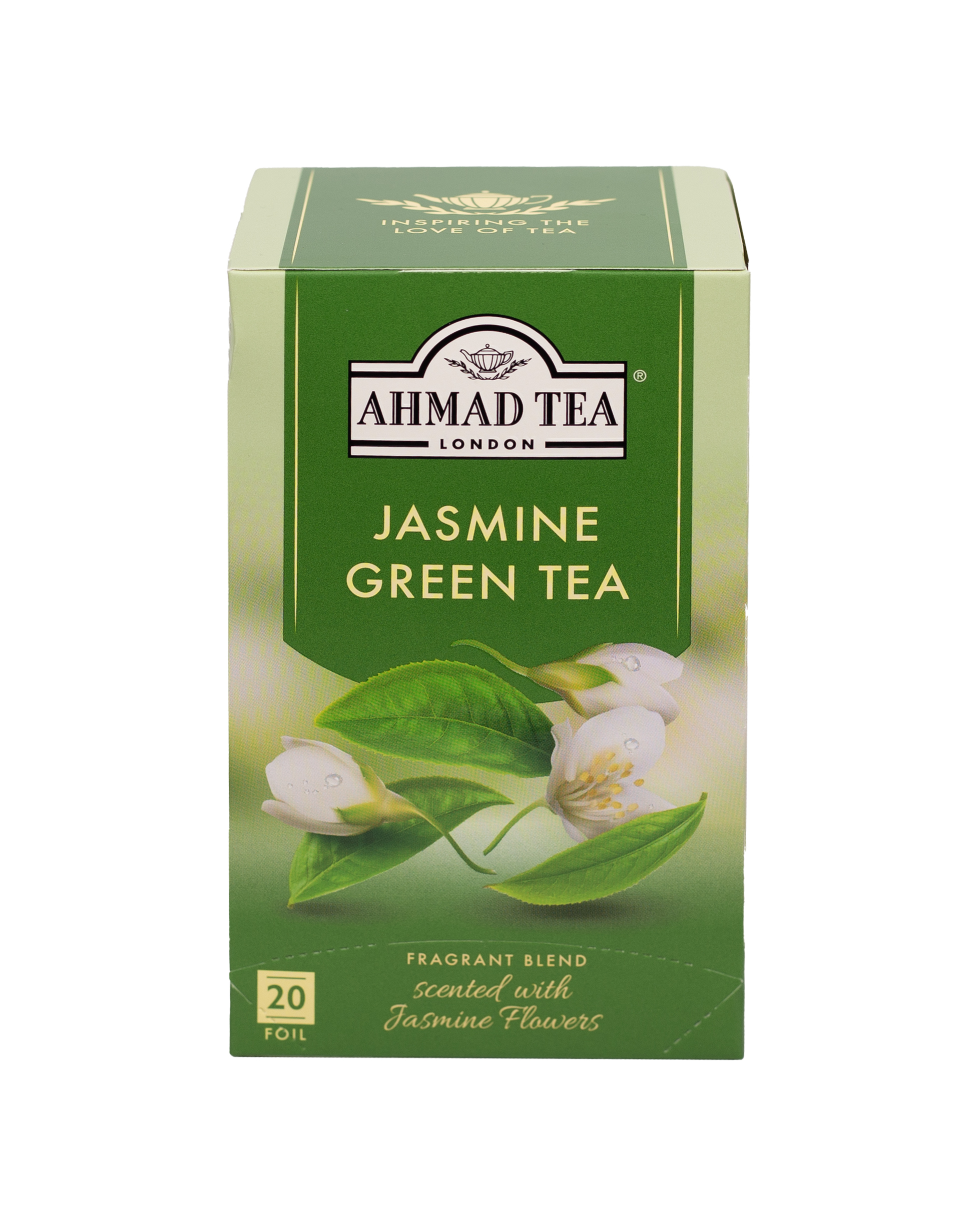 TRÀ XANH AHMAD ANH QUỐC - NHÀI (40g) - Jasmine Romance - Khách sạn, nhà hàng tiện dùng do có bao thiếc riêng