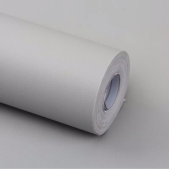 Giấy dán tường màu xám nhám keo sẵn chống nước tốt