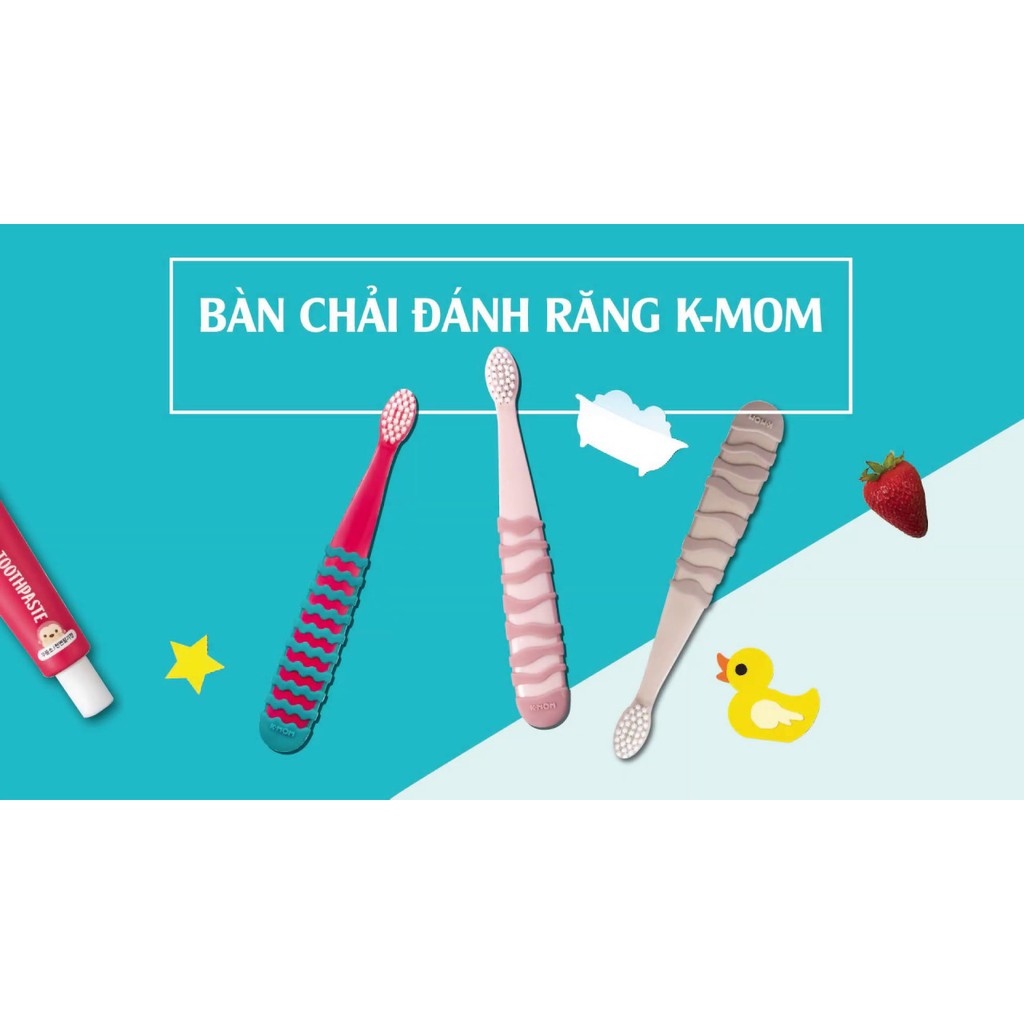 Bàn chải đánh răng K-Mom cho bé từ 12M