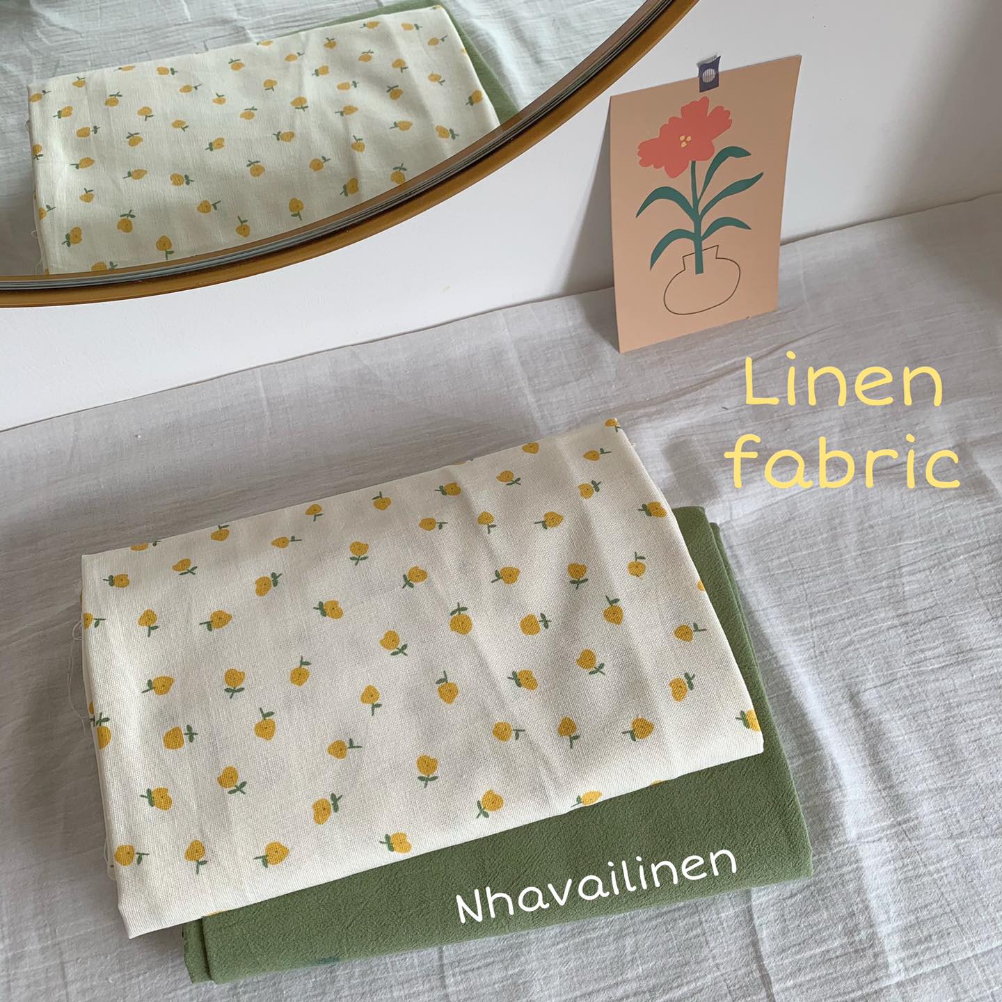 Linen bột in quả lê