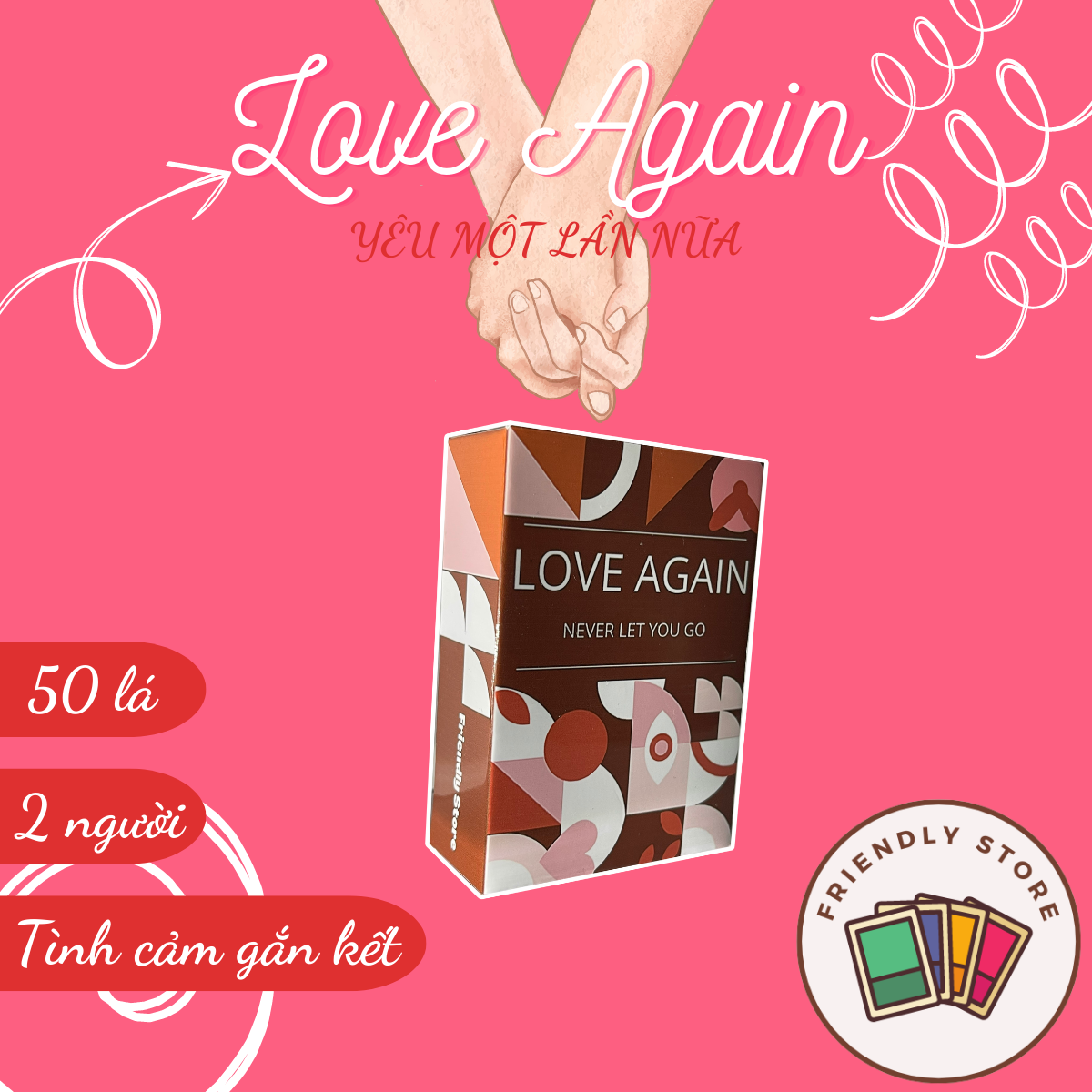 Bộ bài tình yêu "LOVE AGAIN" dành cho các cặp đôi - Thấu hiểu cảm xúc, kết nối trái tim và thấu hiểu nhau hơn