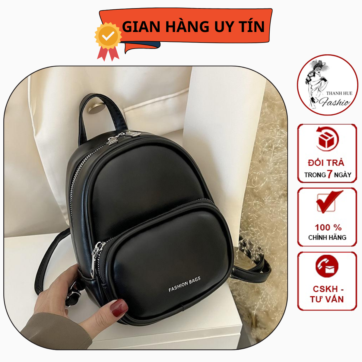 Ba lô mini phong cách mới hè 2023, ba lô nhỏ, xu hướng du lịch thời trang Hàn Quốc