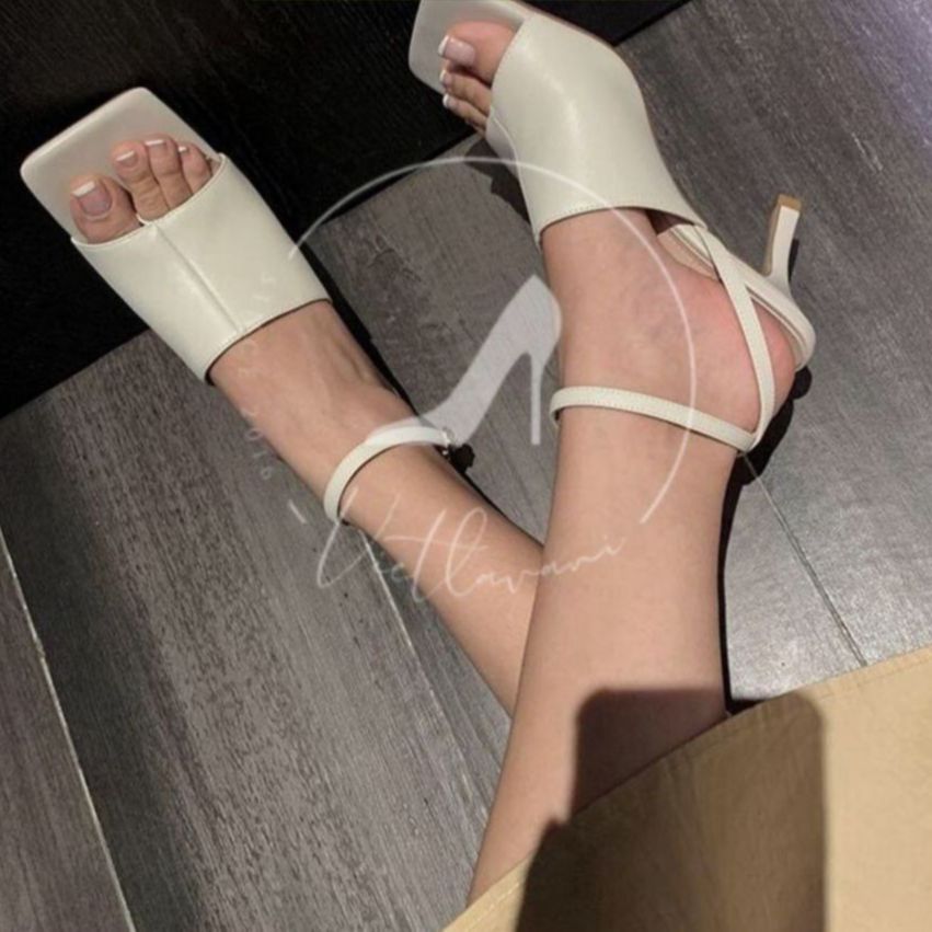 Giày sandal cao gót 7 cm kiểu dáng quý phái mã lhmts24