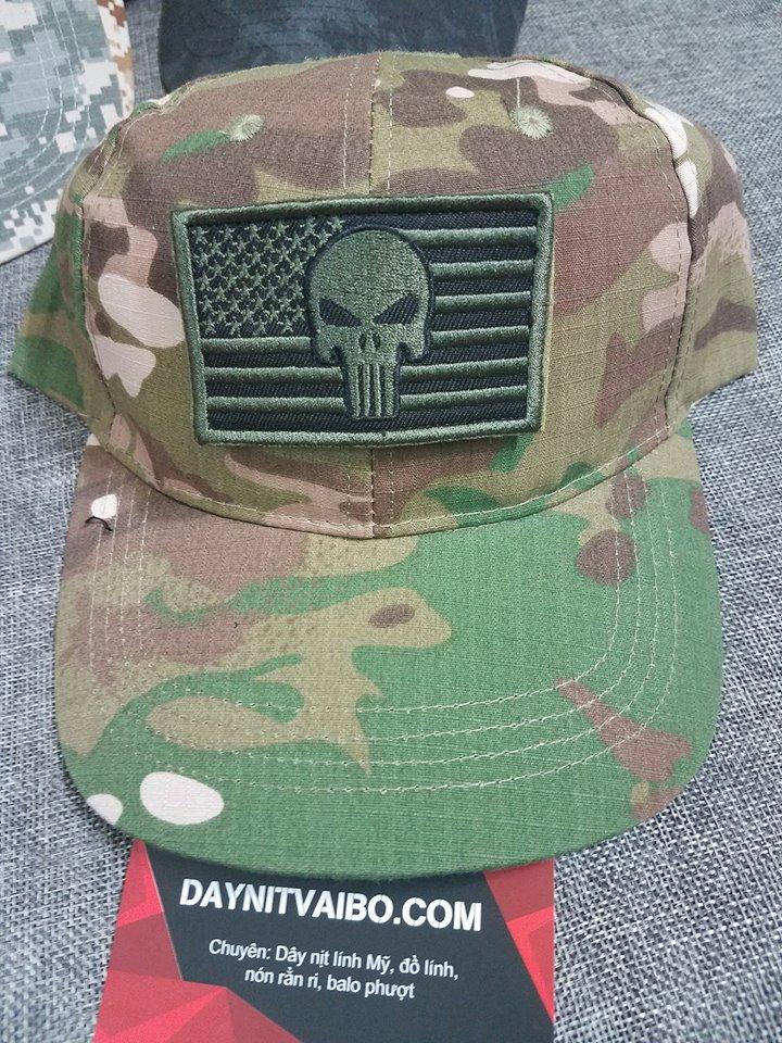 Nón lính , mũ lính quân đội cực đẹp ngầu màu rằn ri camo màu xám kỹ thuật số, cát sa mạc, kèm 01 patch vải như hình