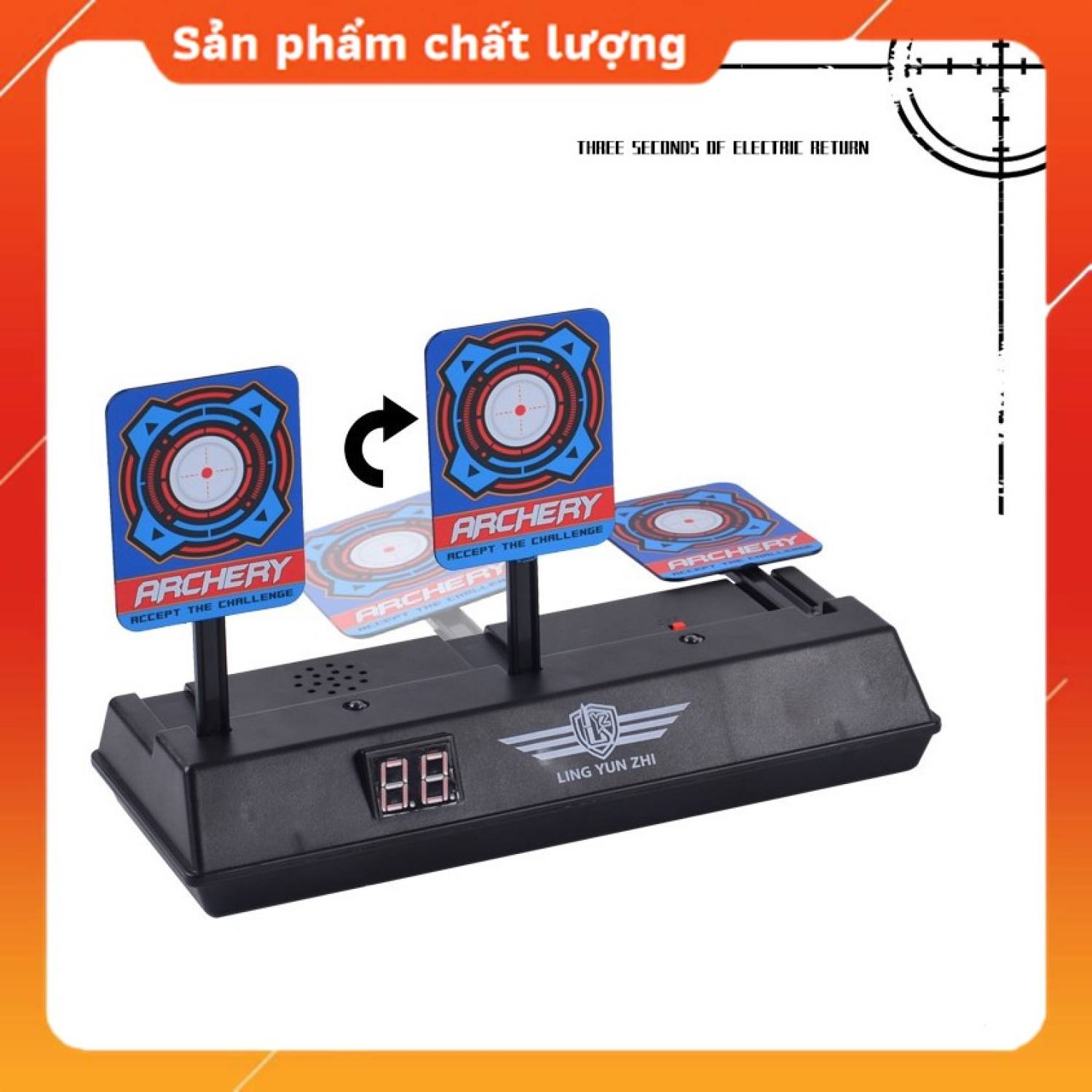 Bia tập bắn, tập lém tính điểm điện tử Ling Yun Zhi