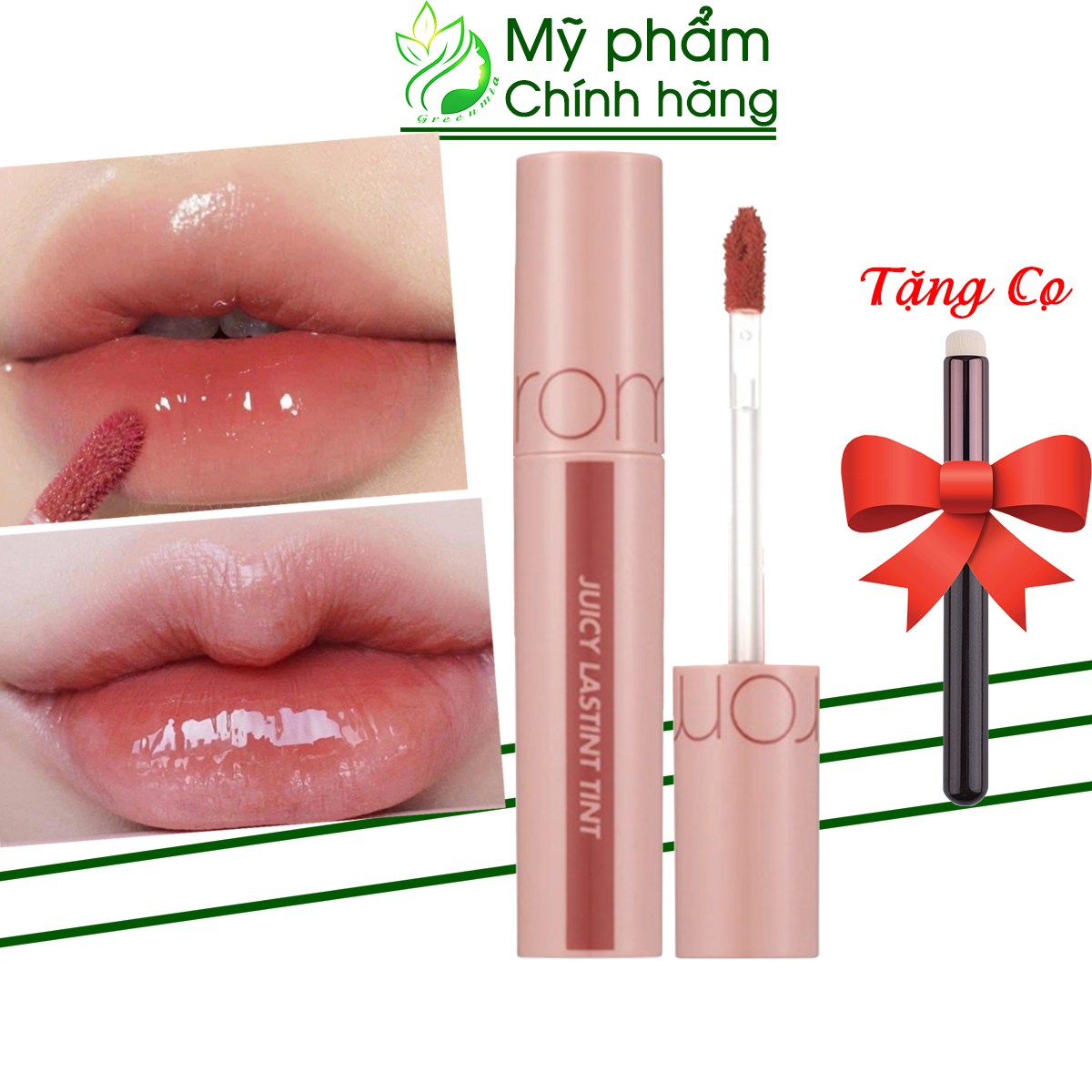 [Hoàn tiền 20%] Son Romand Bóng Juicy Lasting Tint Màu Juicy 23 Nucadamia (Mood Nude) Đỏ Nâu Nude Độc Đáo 5ML [CAM KẾT CHÍNH HÃNG]