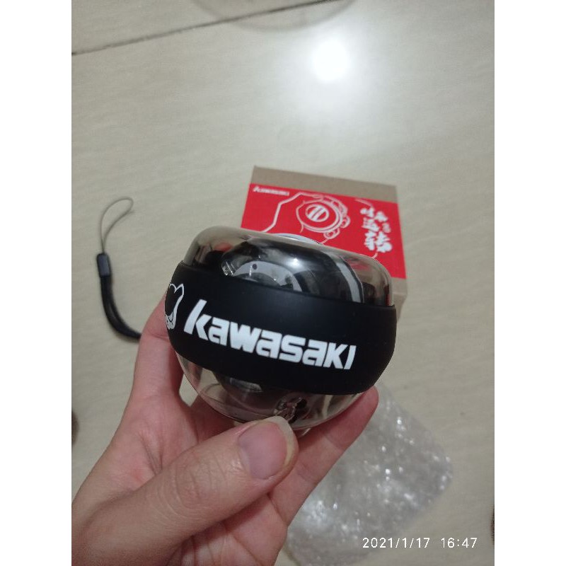 [HCM]Bóng tập luyện cổ tay loại tự động có đèn Power Ball Kawasaki