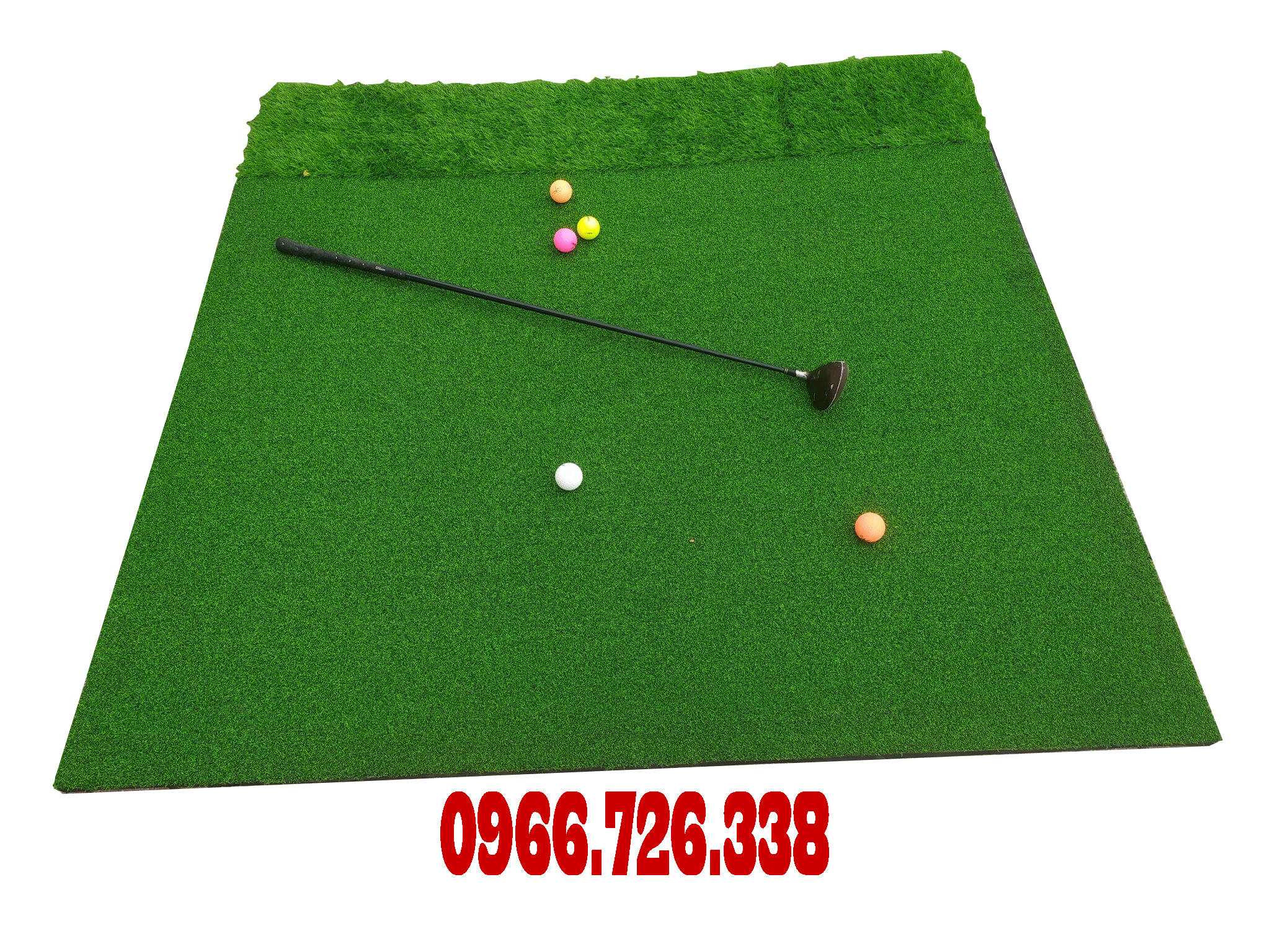 Thảm tập swing 2d, thảm tập golf có thêm phần cỏ chip