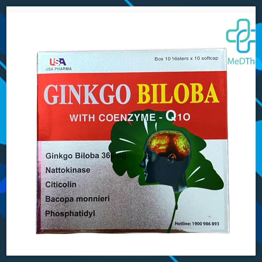 Hoạt huyết dưỡng não Ginkgo Biloba with Coenzyme Q10 - Ginkgo Biloba Q10