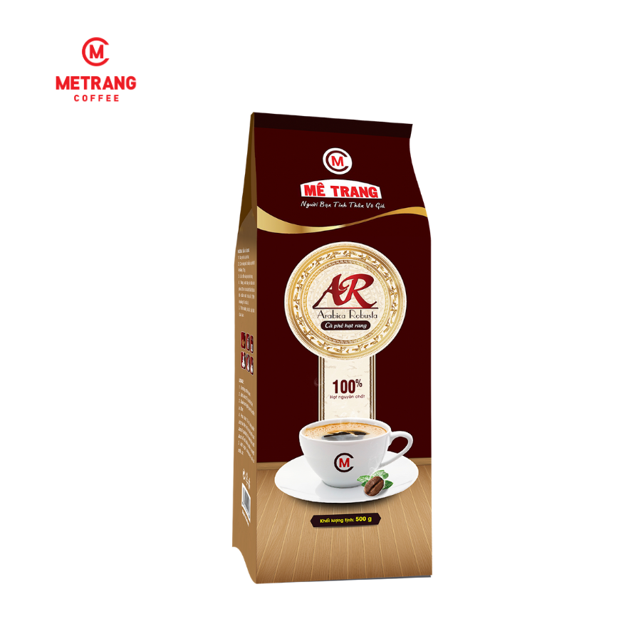 Cà Phê Arabica Robusta - Mê Trang - túi bột 500g - nguyên chất - pha phin