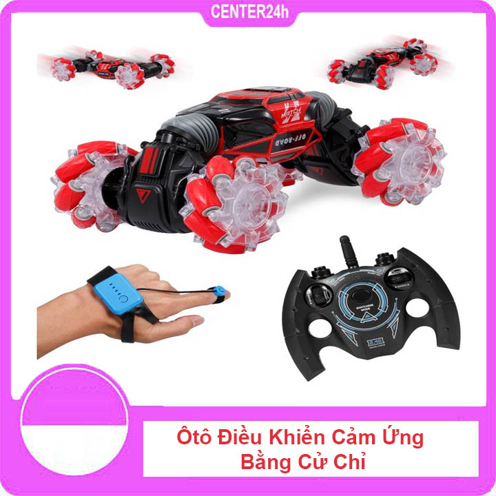 Ô tô điều khiển từ xa cảm ứng bằng tay sạc pin - oto điều khiển mini xe đua - o to dieu khien tu xa cam ung bang tay - ô tô điều khiển từ xa chạy ngang dọc - center24h shop