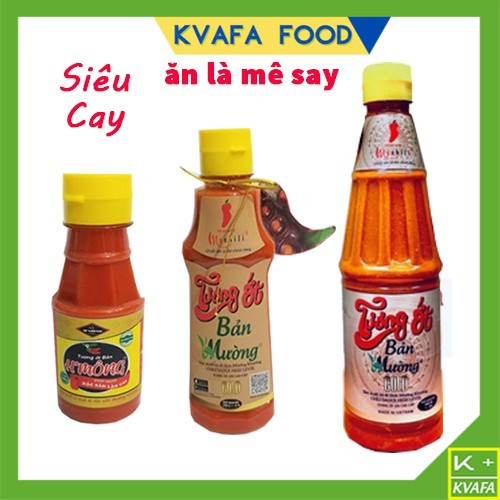 Tương Ơt Mường Khương Siêu Cay [KVAFA FOOD]  Free Ship + Quà Tặng Hấp Dẫn, Sản Phẩm An Toàn Không Chất Bảo Quản, Giúp Mọi Món Ăn Ngon Hơn Thơm Hơn Hấp Dẫn Hơn