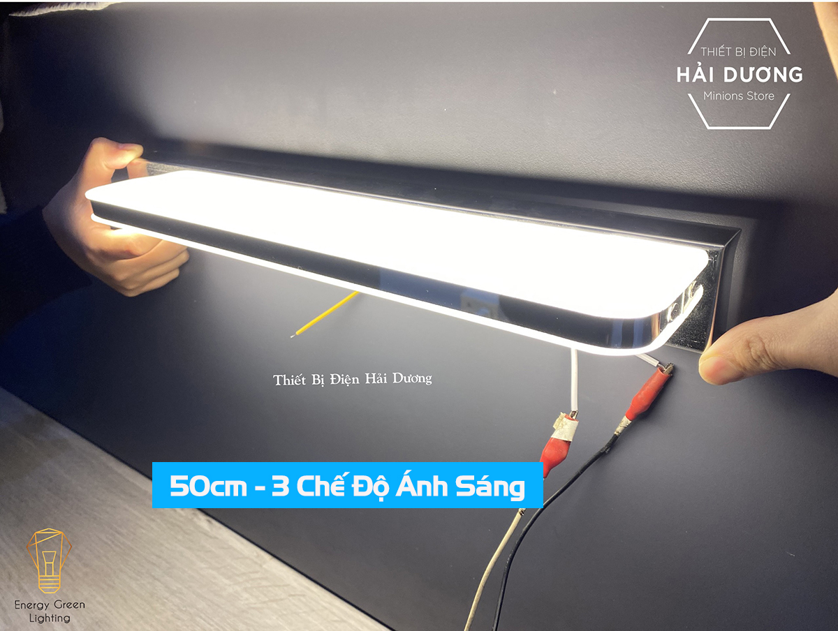 Đèn soi tranh - Đèn rọi gương Led Model A19 - 3 Chế Độ Ánh Sáng - 2 Kích Thước 40cm-50cm - Có video thực tế