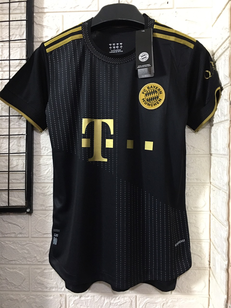 Áo bóng đá thể thao đá banh clb bayern/ bayern munich đen, hàng thailand thi đấu lion sport